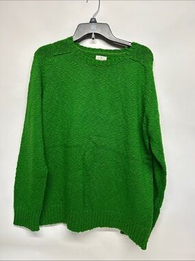 Hartford Green Knit Sweater 100% cotton xxl